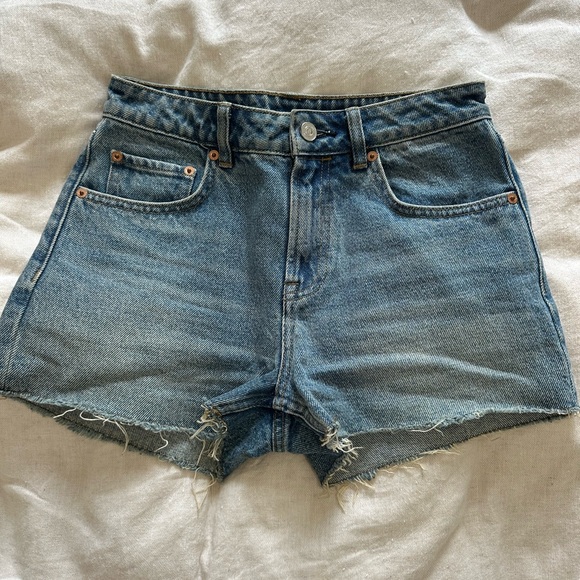 All Saints Classic Blue Jean Shorts - Picture 1 of 3